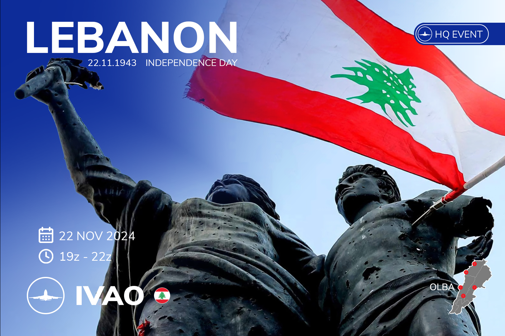 [22 NOV | 19z - 21z] [HQ+LB] LEBANON INDEPENDENCE DAY